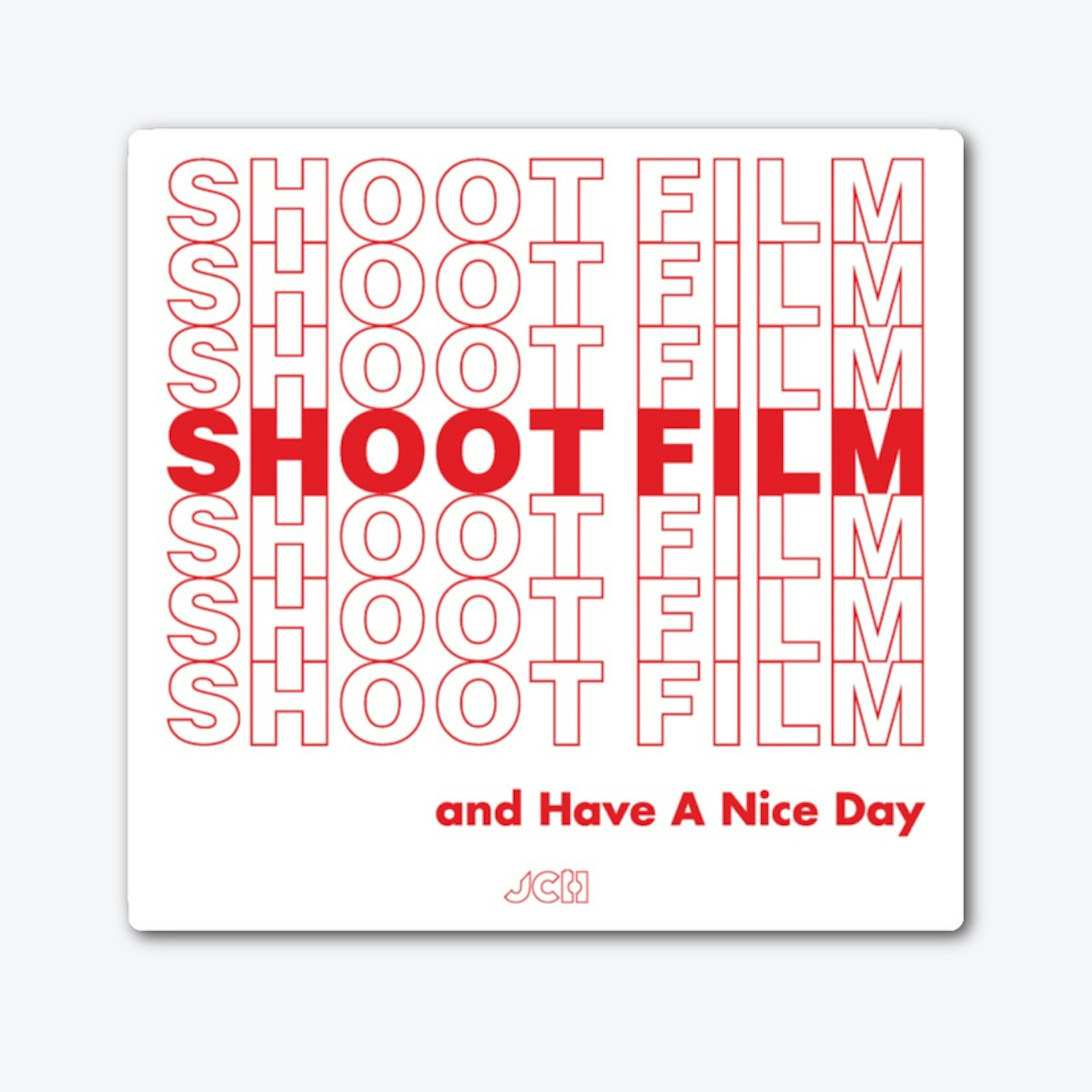 JCH Shoot Film Sticker